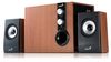 Genius SW-HF2.1 1205 II, 2.1 speaker system, wood, brown