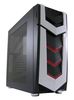 LC POWER Gaming 987B Silent Slinger, ATX, 1x5.25", 2x3.5", 3x2.5", 2xFan, Audio/USB3.0, side panel acrylic window