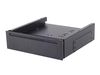 SilverStone FP58B, 5.25" to 1x slot loading slim optical drive and 4x 2.5 HDD, black