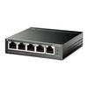 TP-Link TL-SG105PE, 5-Port Gigabit Easy Smart Switch with 4-Port PoE+ (up to 65W for all PoE ports)